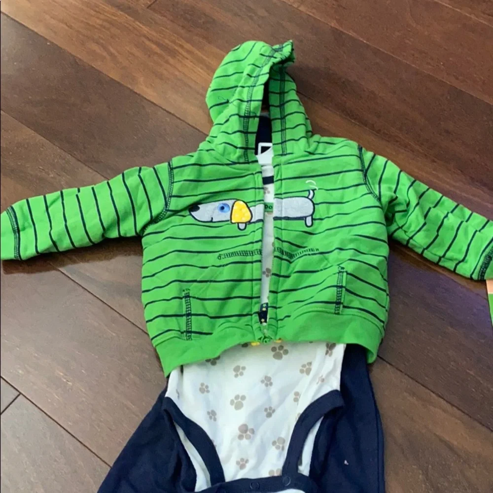 NWT baby boys set size 9 mons from just one year